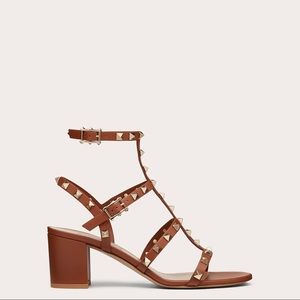 Valentino Rockstud Sandals with chunky heel